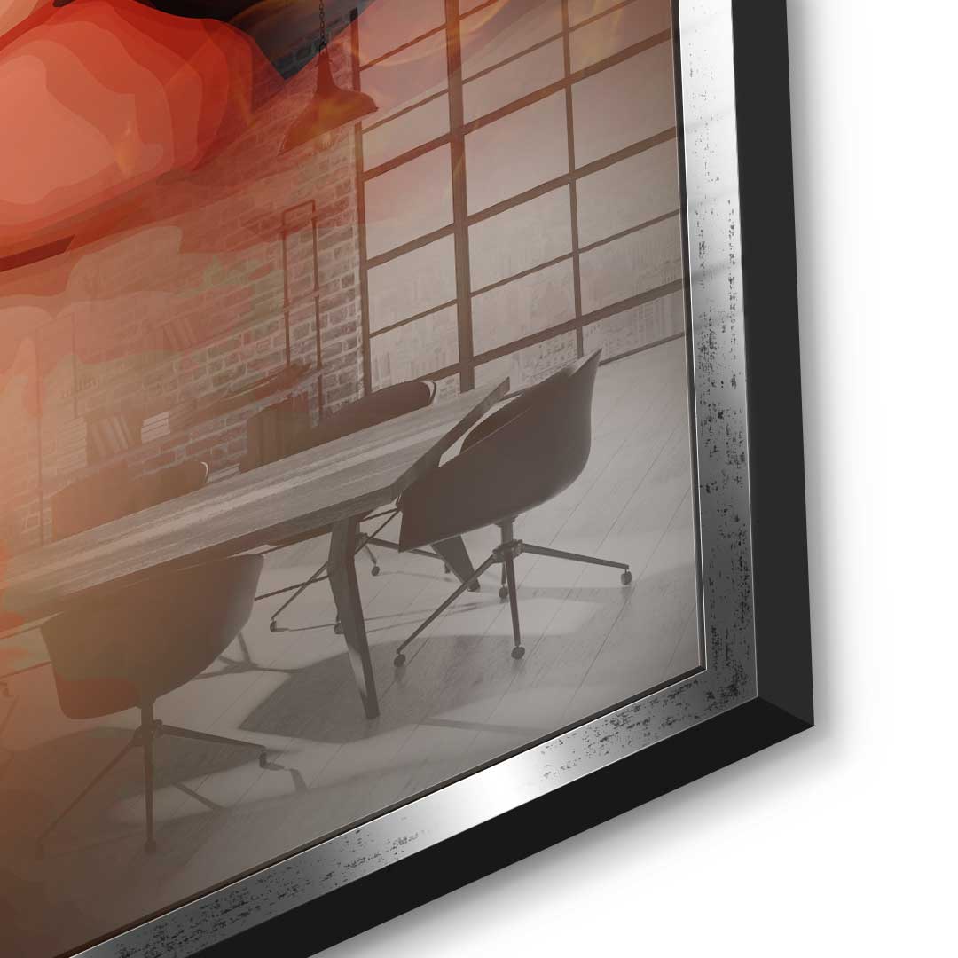 Goldrausch Bitcoin - Acrylglas