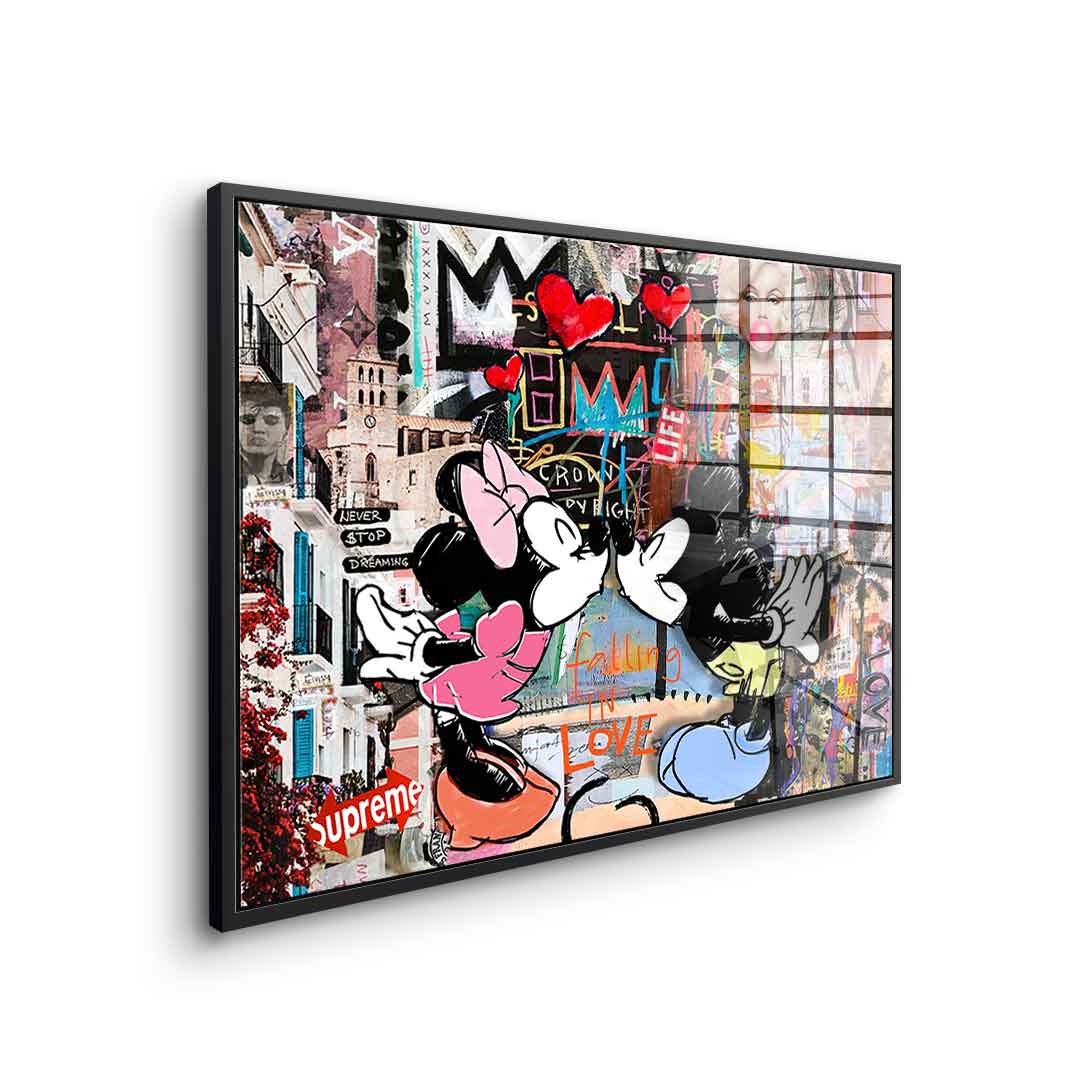 Kiss in Ibiza - Acrylglas
