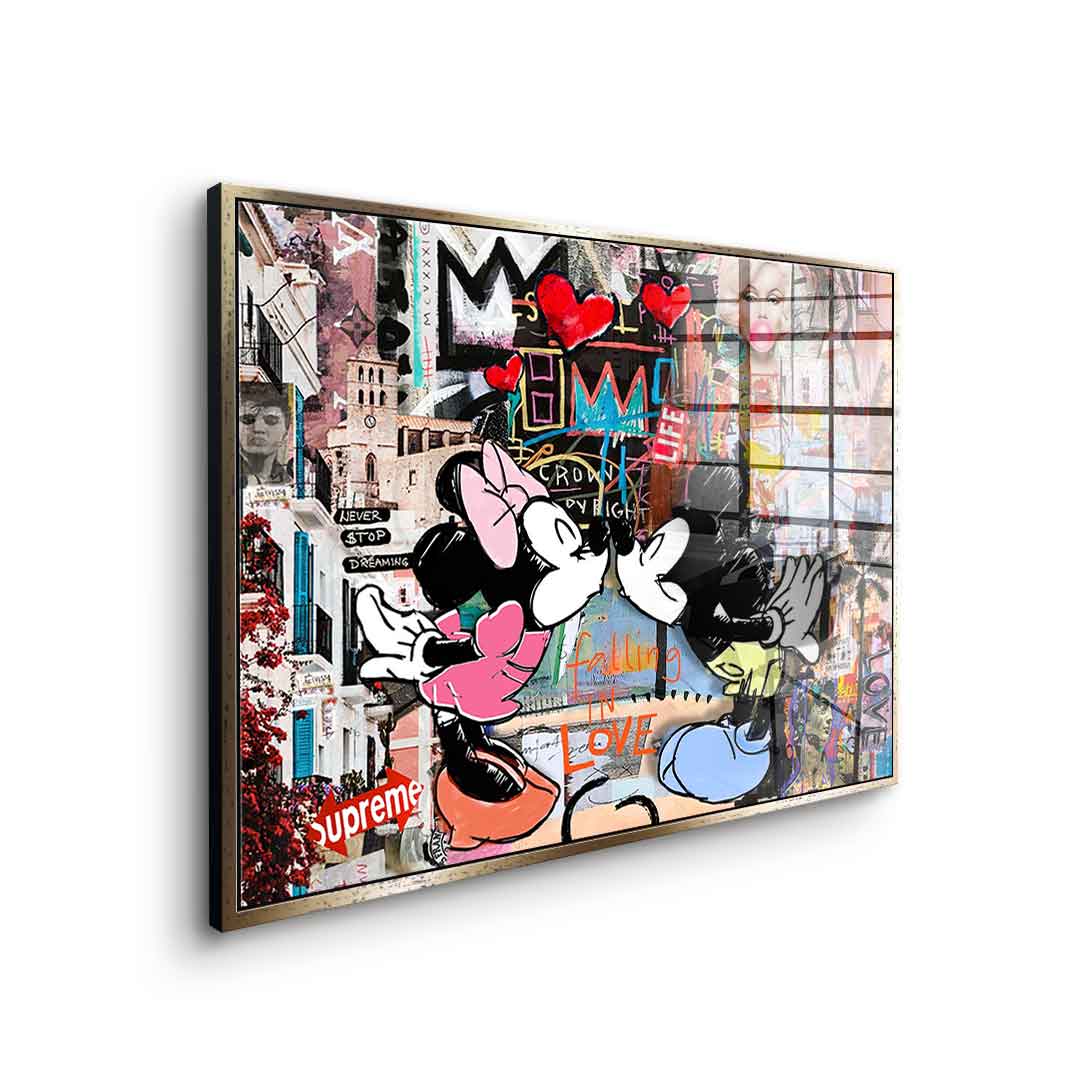Kiss in Ibiza - Acrylglas