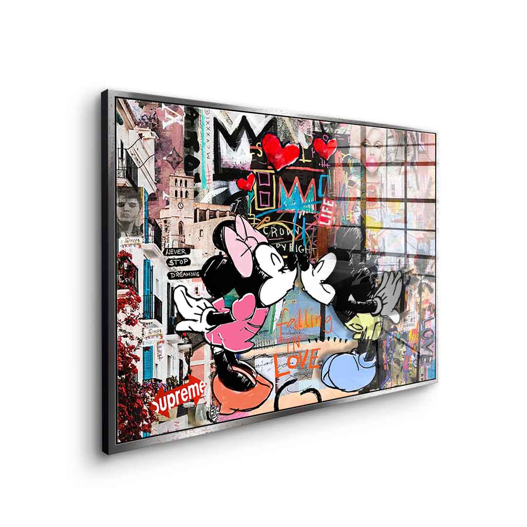 Kiss in Ibiza - Acrylglas