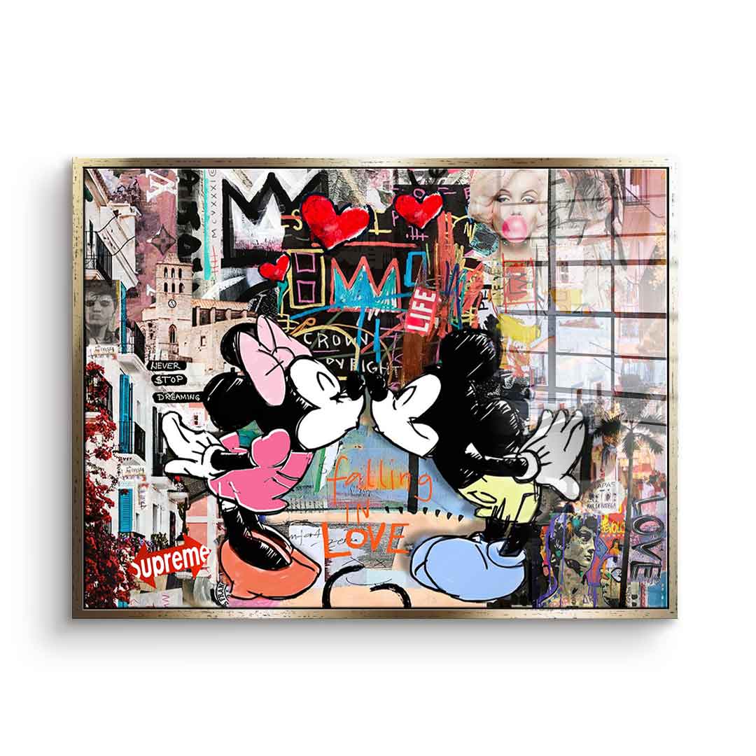 Kiss in Ibiza - Acrylglas