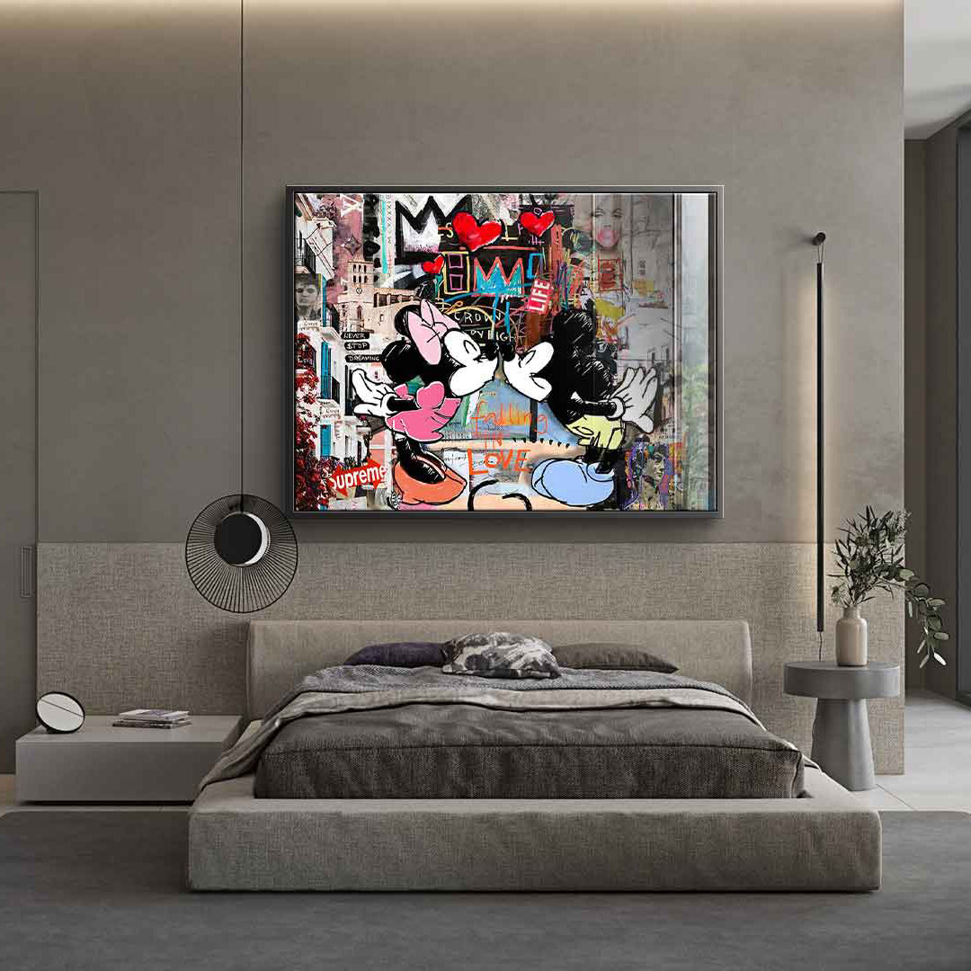 Kiss in Ibiza - Acrylglas