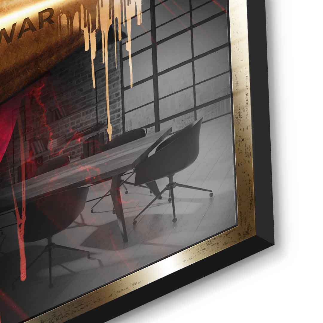 Make love was not - acrylic glass