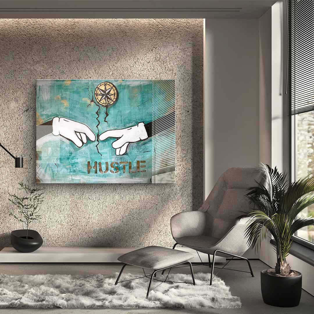 Hands Of Hustle - Acrylglas