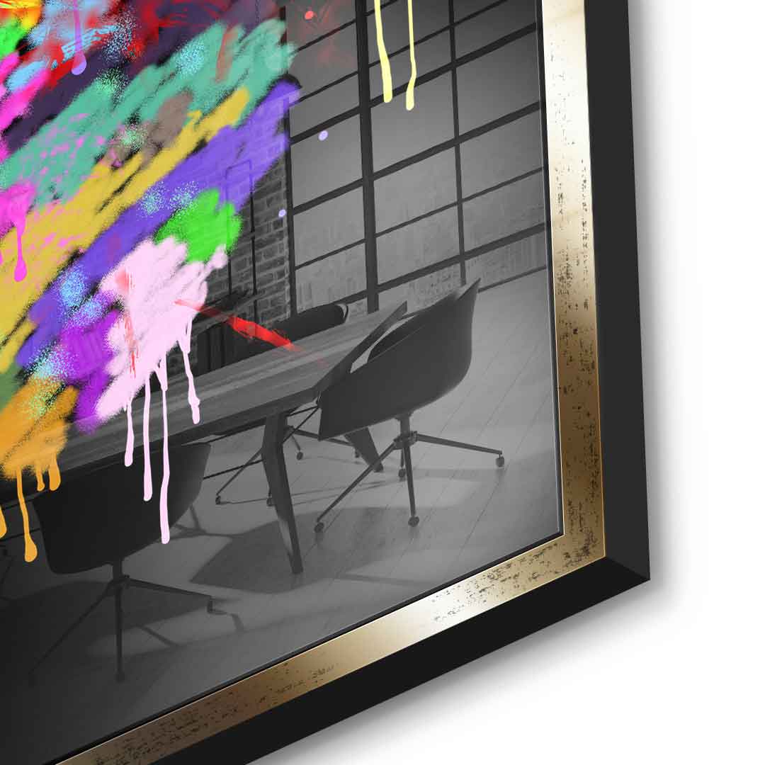 Mickey Head Spray - Acrylic glass