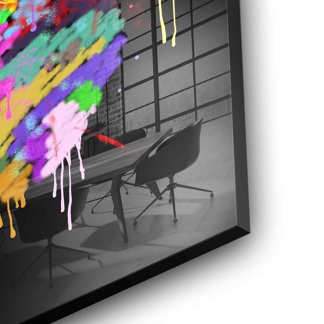 Mickey Head Spray - Acrylic glass