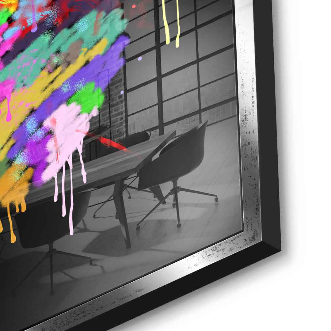 Mickey Head Spray - Acrylic glass