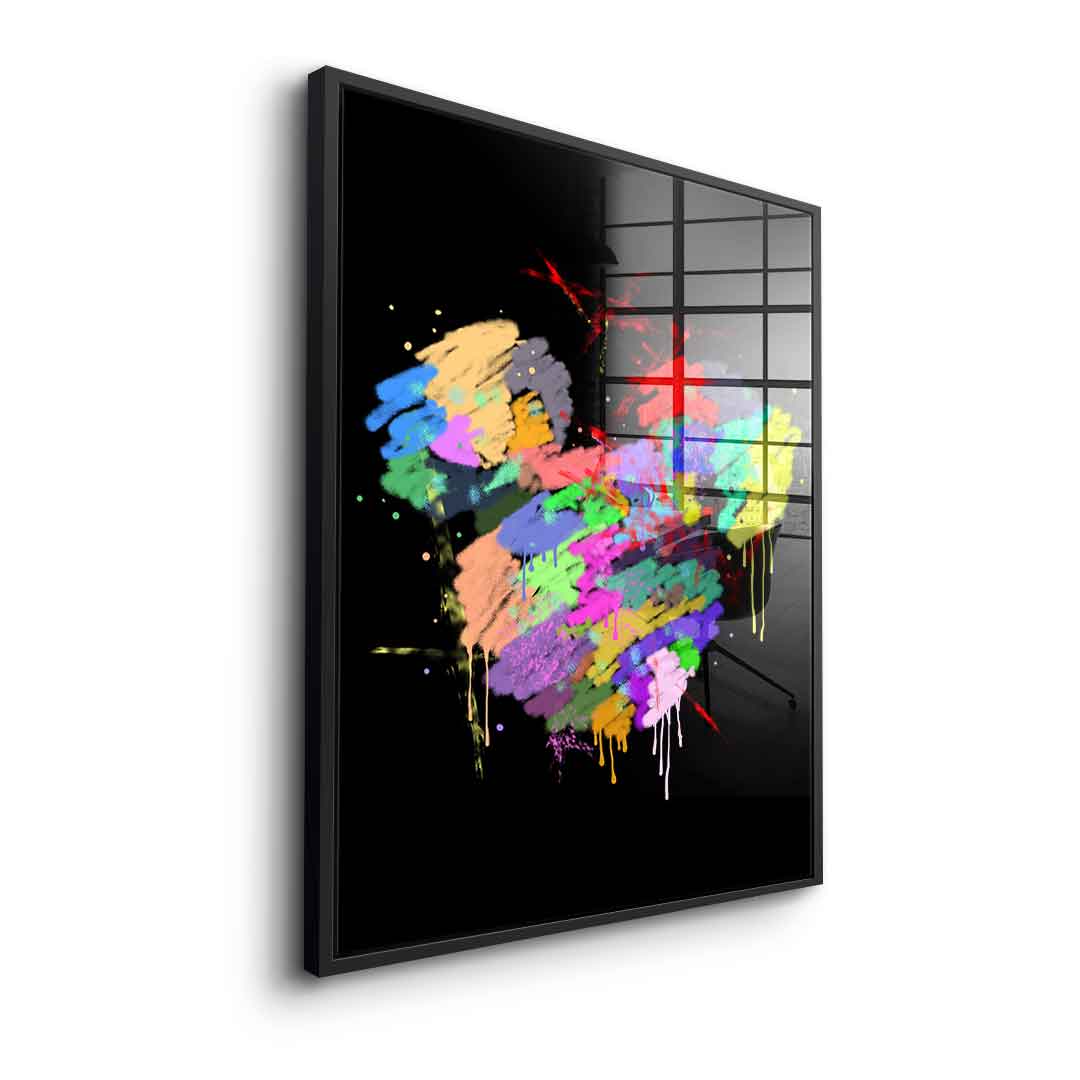 Mickey Head Spray - Acrylic glass