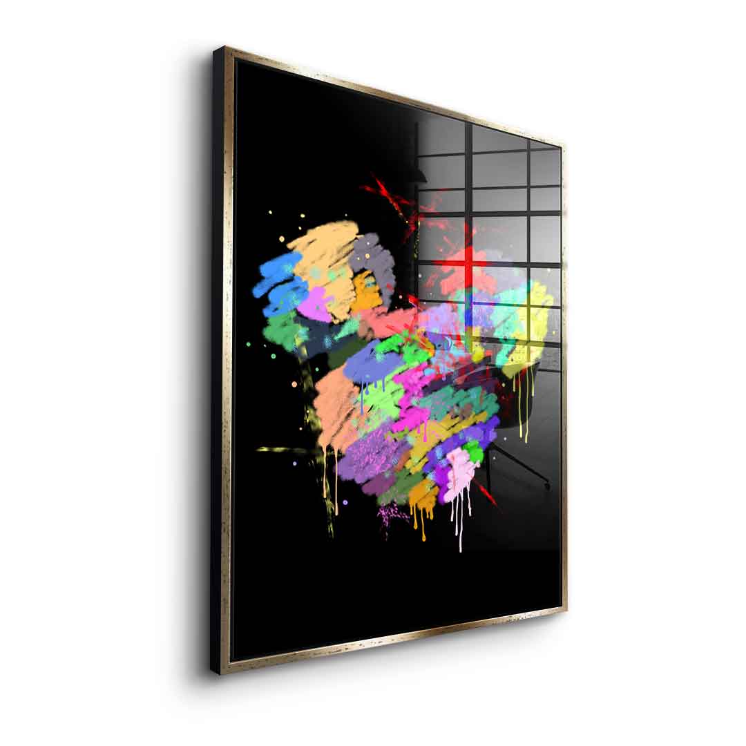 Mickey Head Spray - Acrylic glass