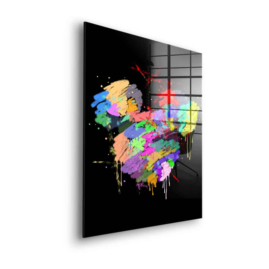 Mickey Head Spray - Acrylic glass