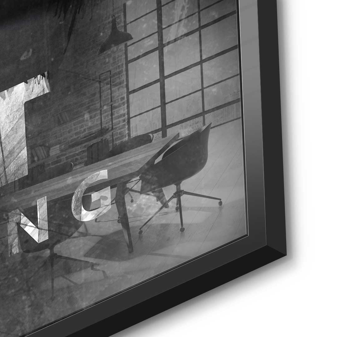 Mindset is everything #tiger - acrylic glass