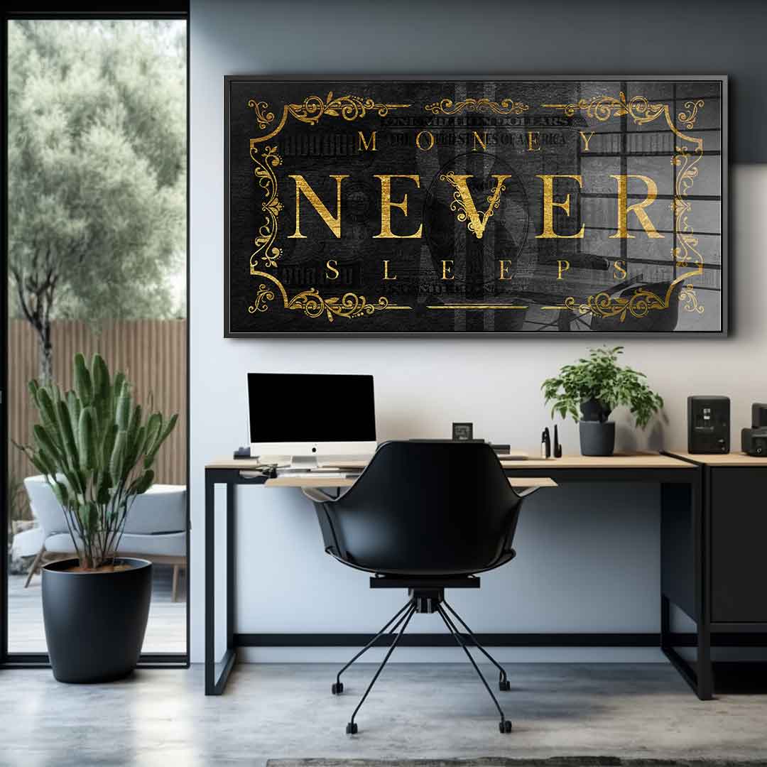 Money Never Sleeps Part 2 - Acrylic glass