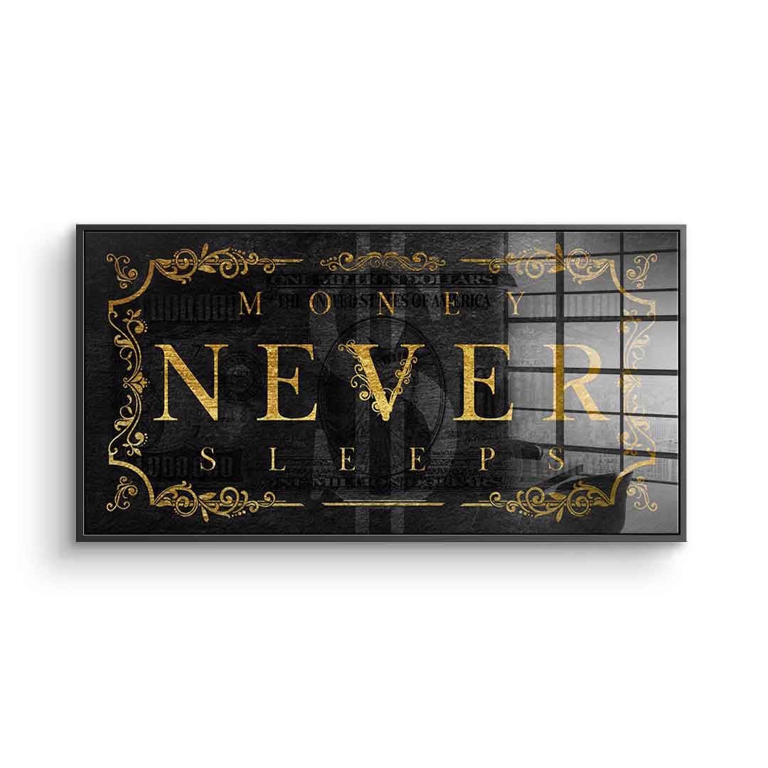 Money Never Sleeps Part 2 - Acrylic glass