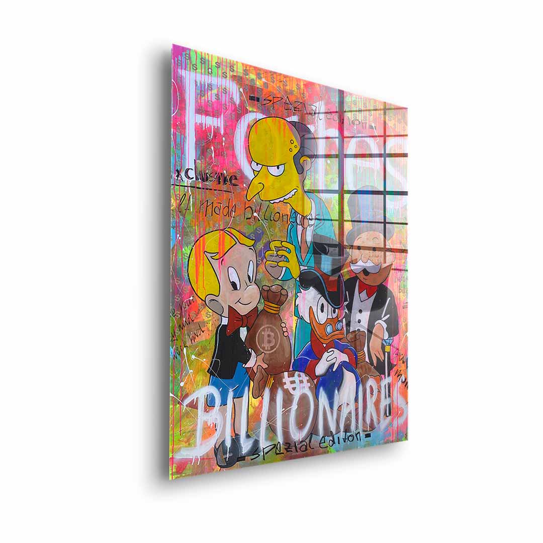 Billionaires - acrylic glass