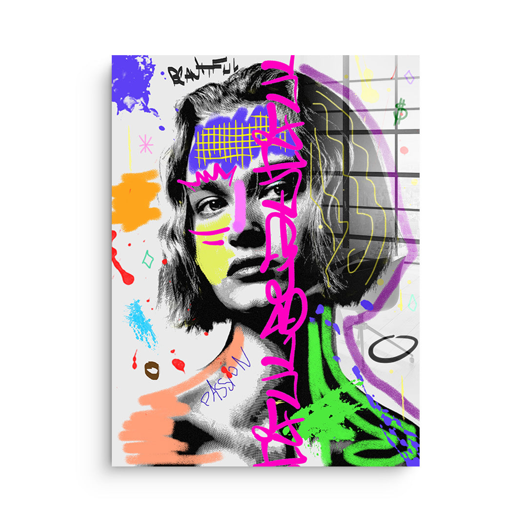 Lady Power - acrylic glass