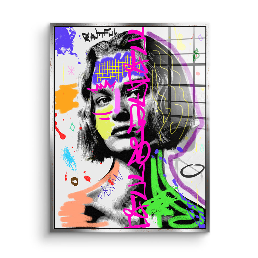 Lady Power - acrylic glass