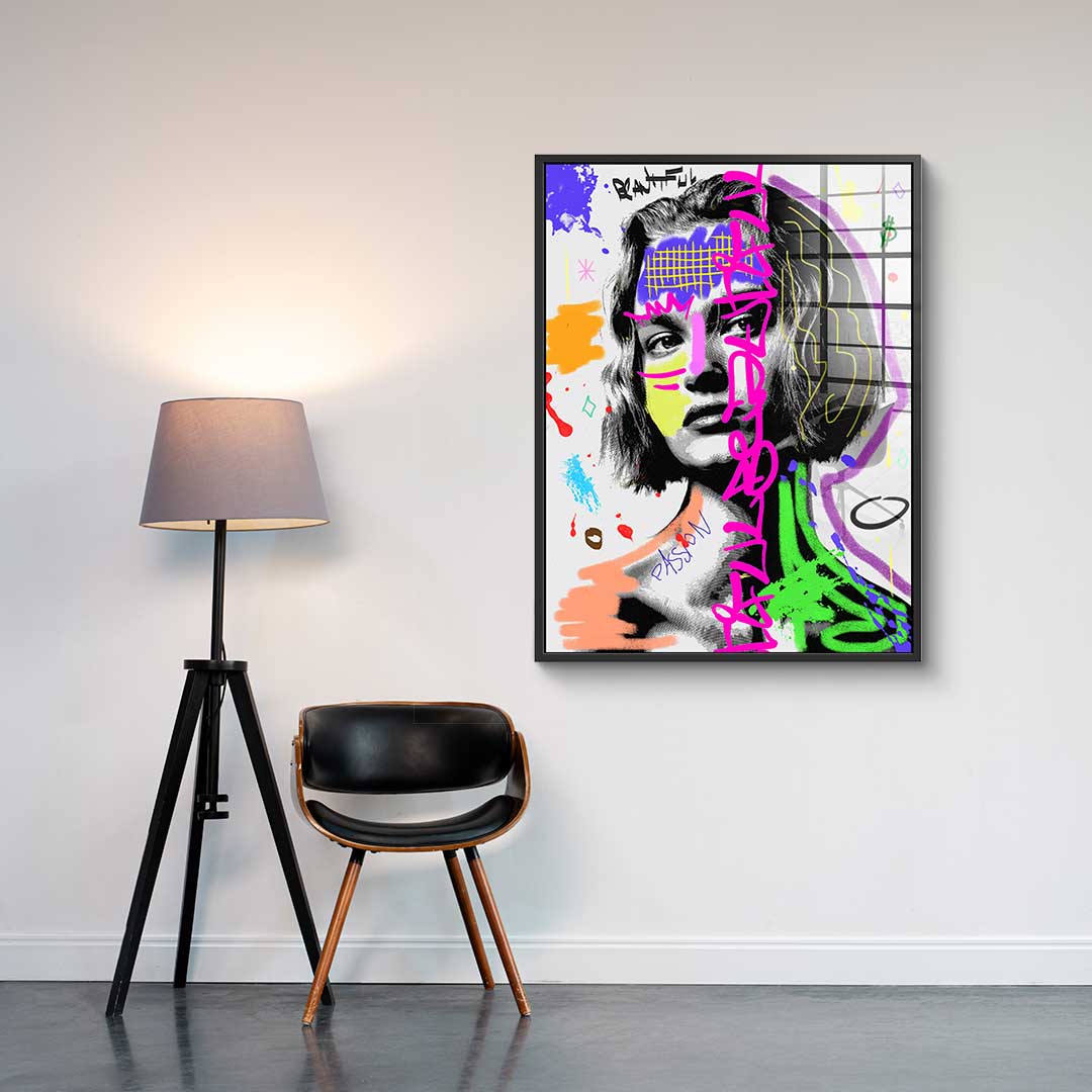 Lady Power - acrylic glass
