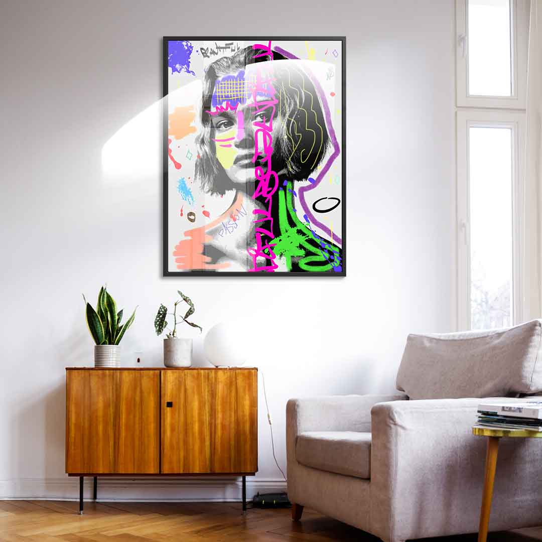 Lady Power - acrylic glass
