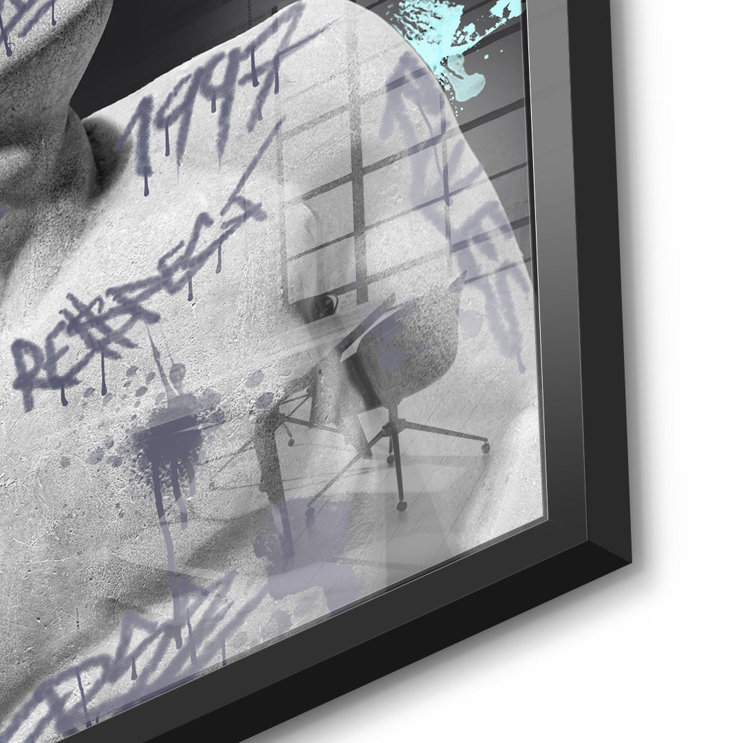 Look up for motivation - acrylic glass