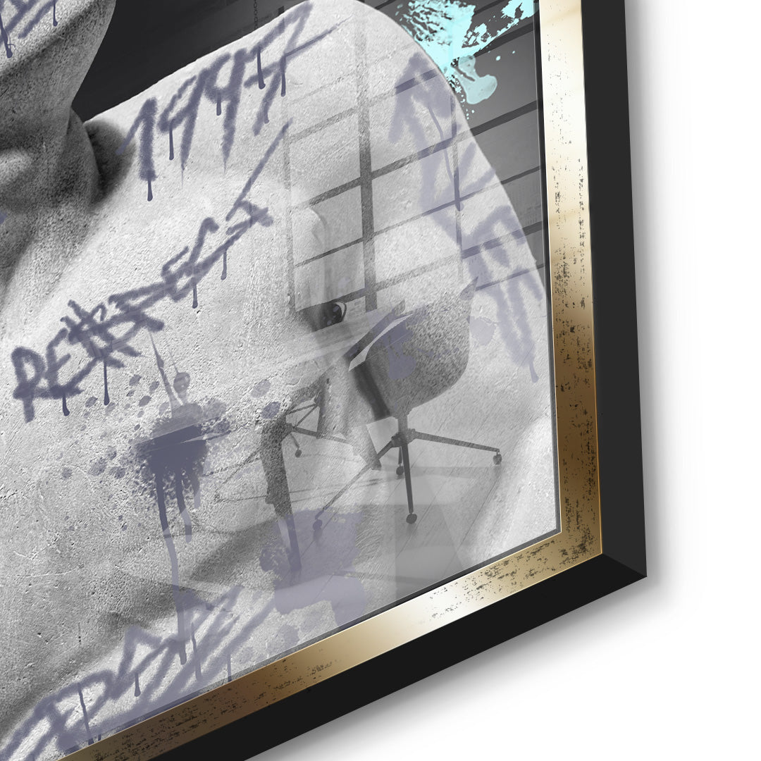 Look up for motivation - acrylic glass