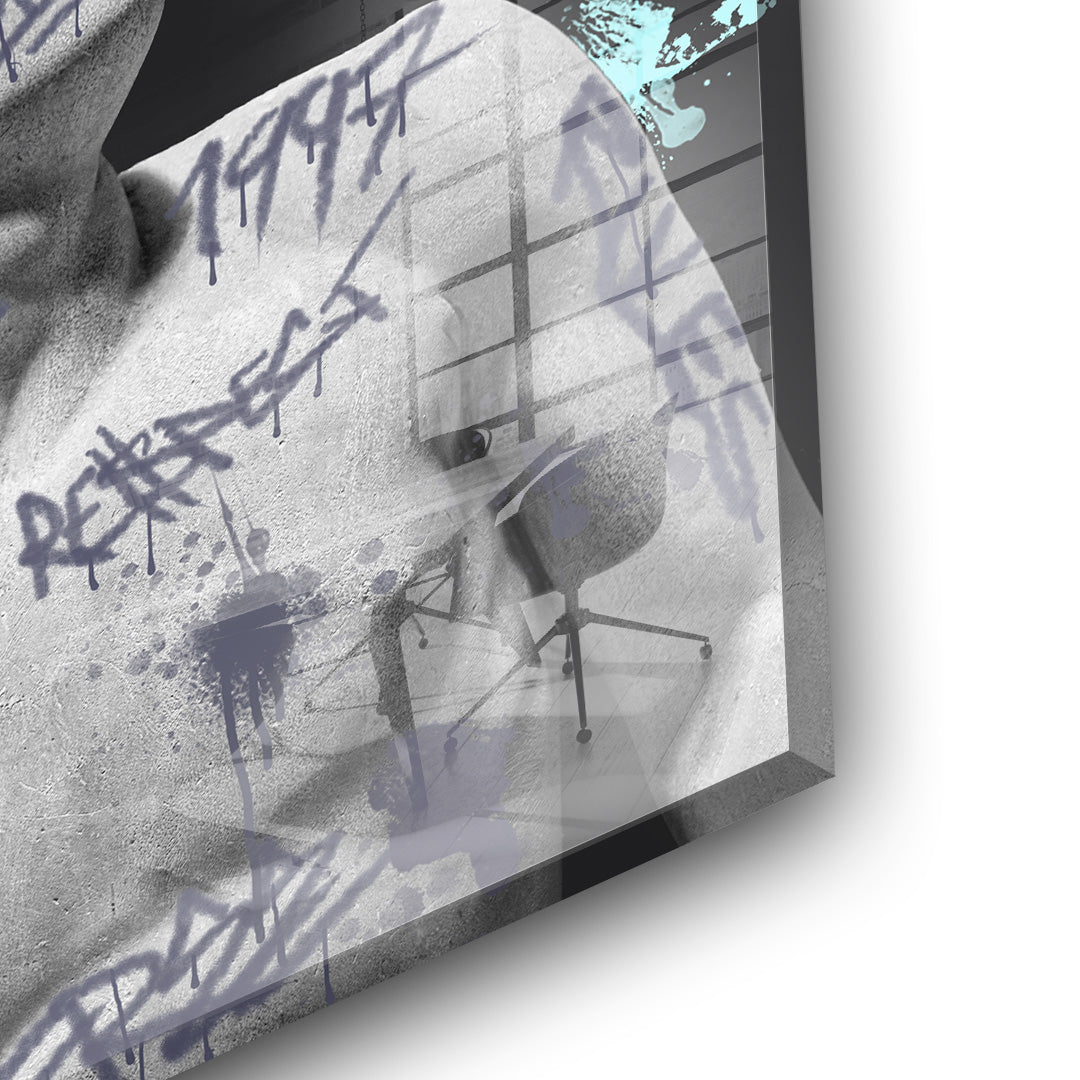 Look up for motivation - acrylic glass