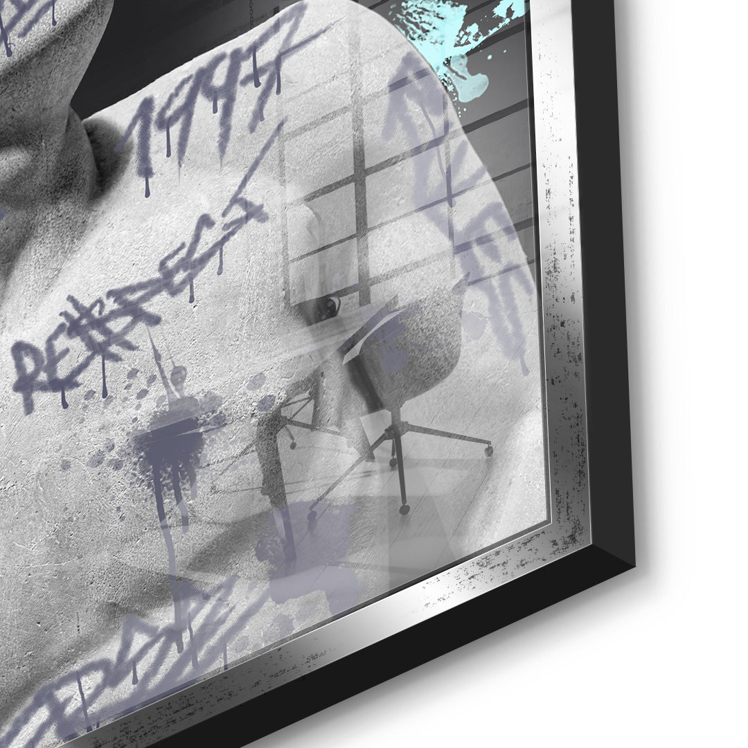 Look up for motivation - acrylic glass