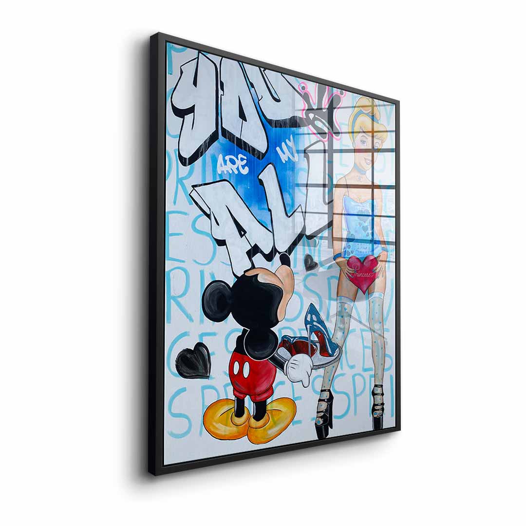 Blue Shoes - acrylic glass