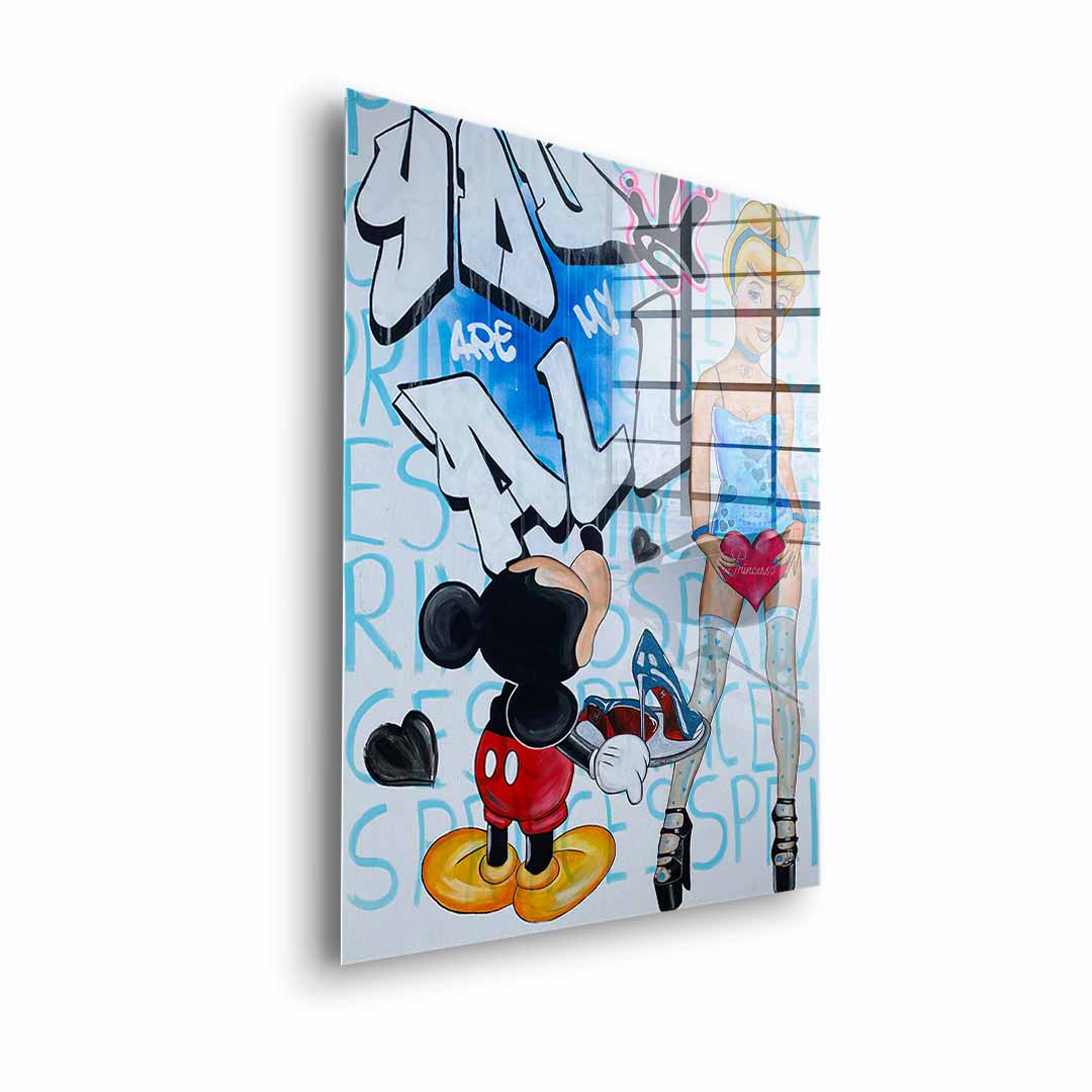 Blue Shoes - acrylic glass