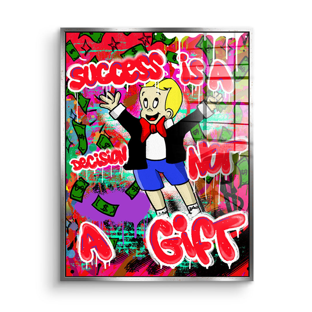 Success is a decision - acrylic glass