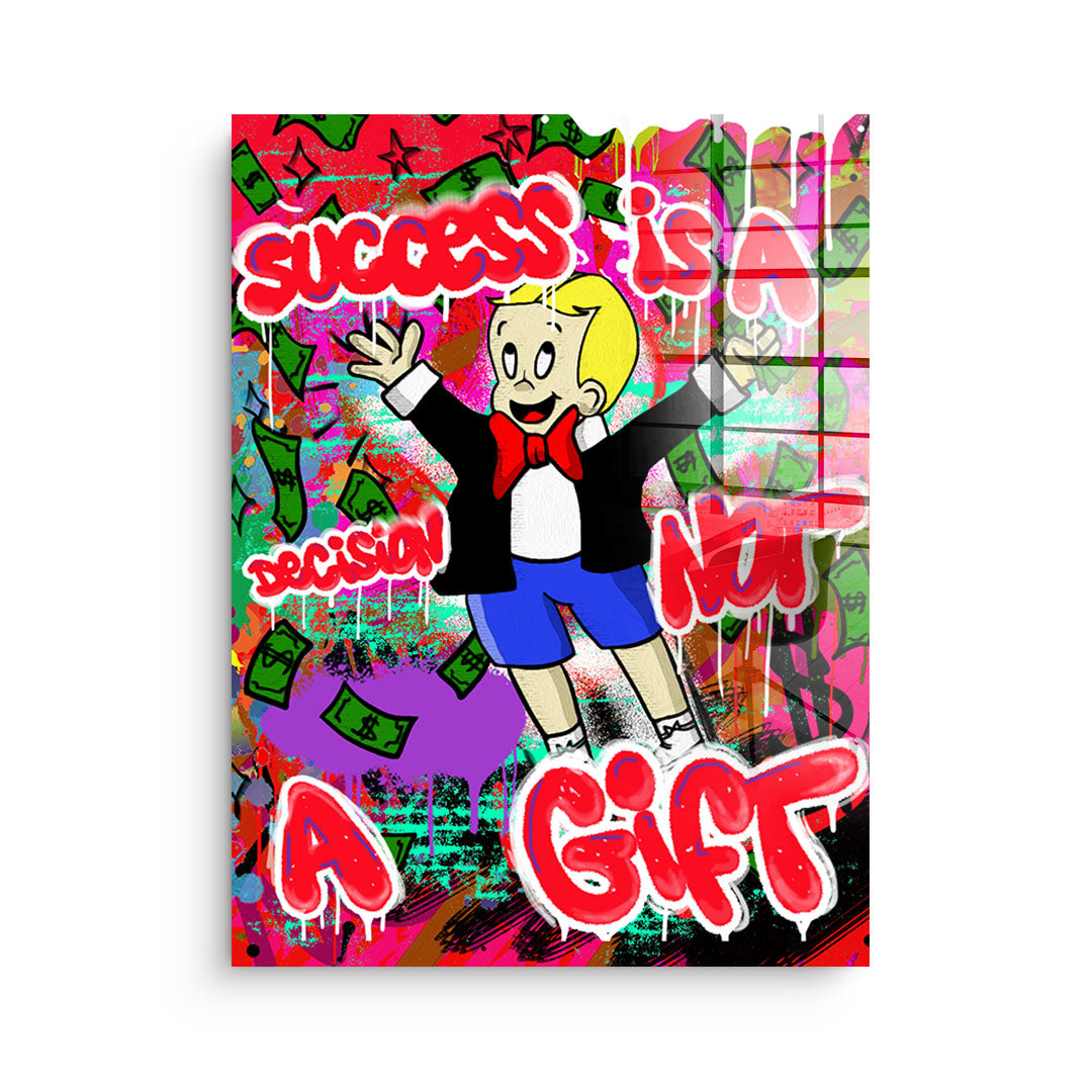 Success is a decision - acrylic glass