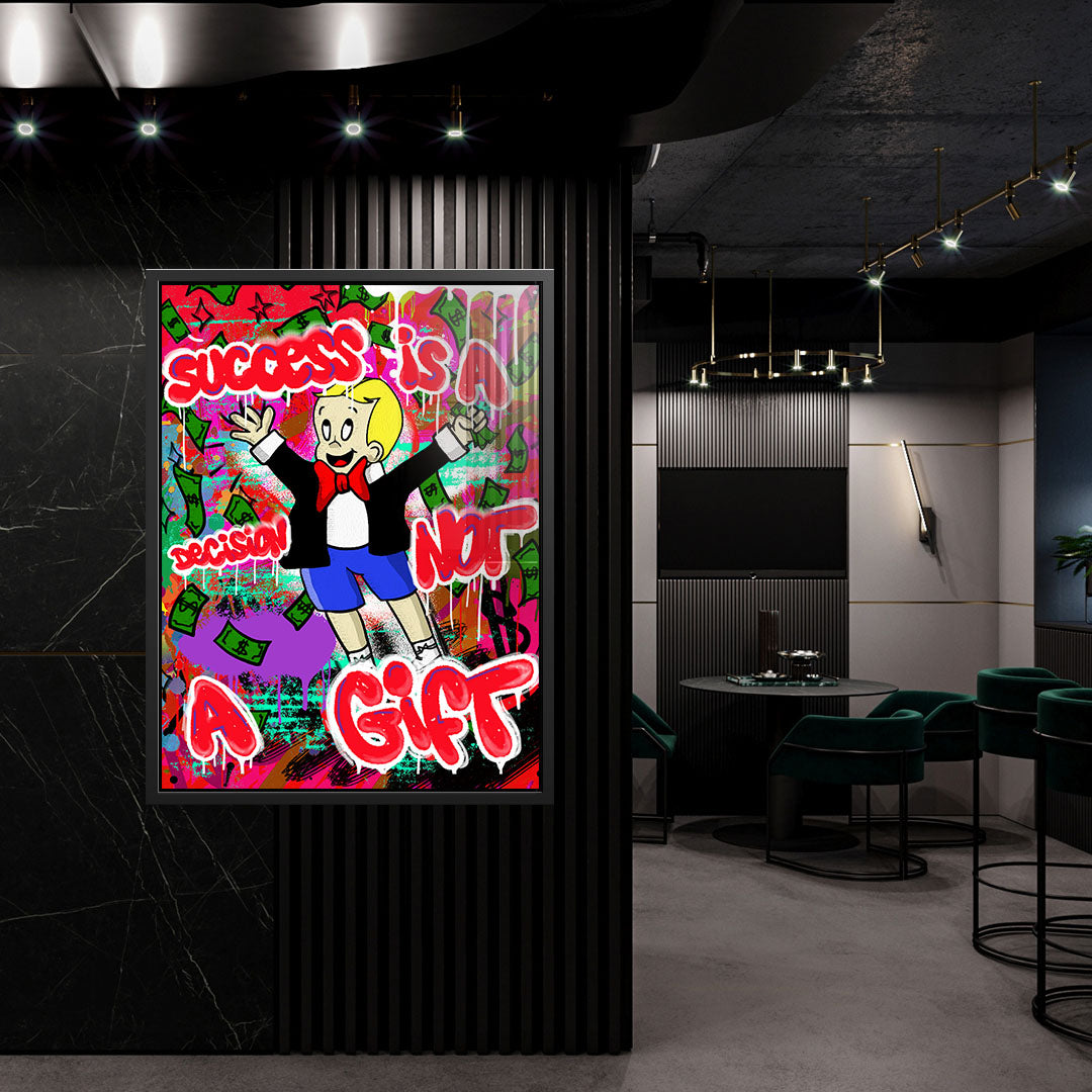 Success is a decision - acrylic glass