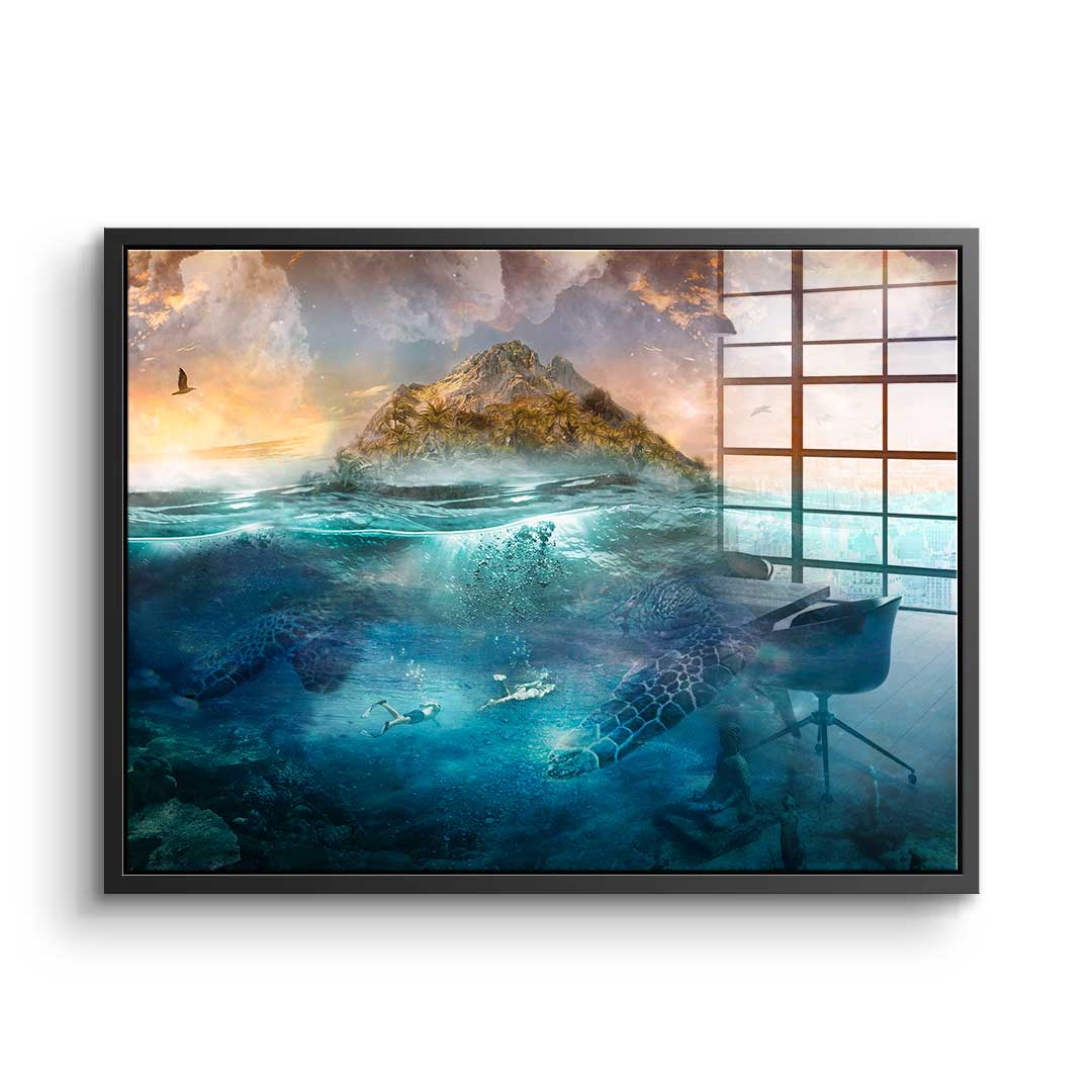 The Best Things in Life Happen Unexpectedly - Acrylglas