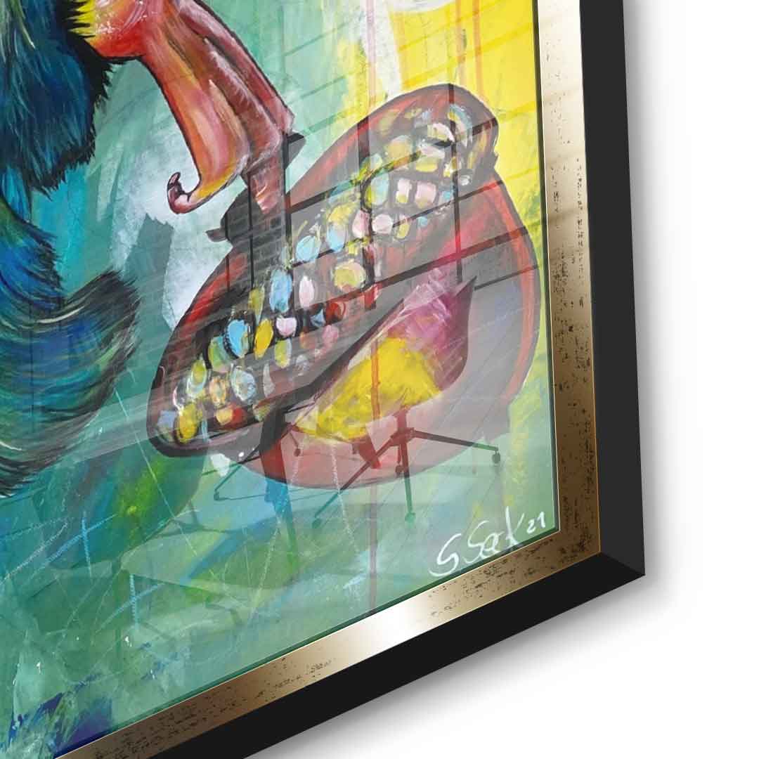 No Risk no groove - acrylic glass