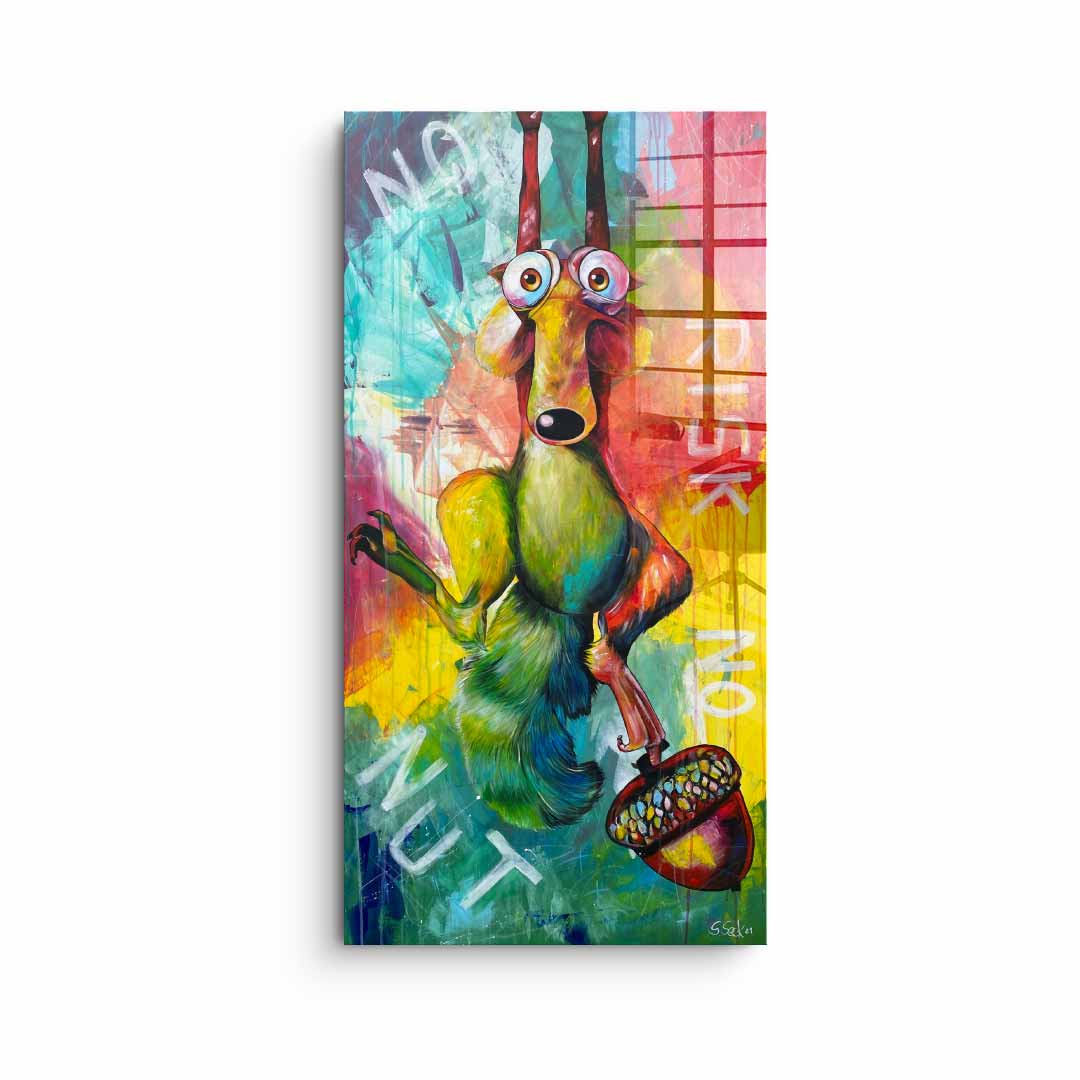 No Risk no groove - acrylic glass