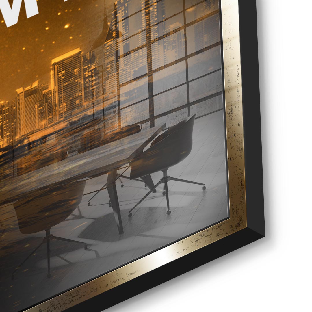 Life is like a game - acrylic glass