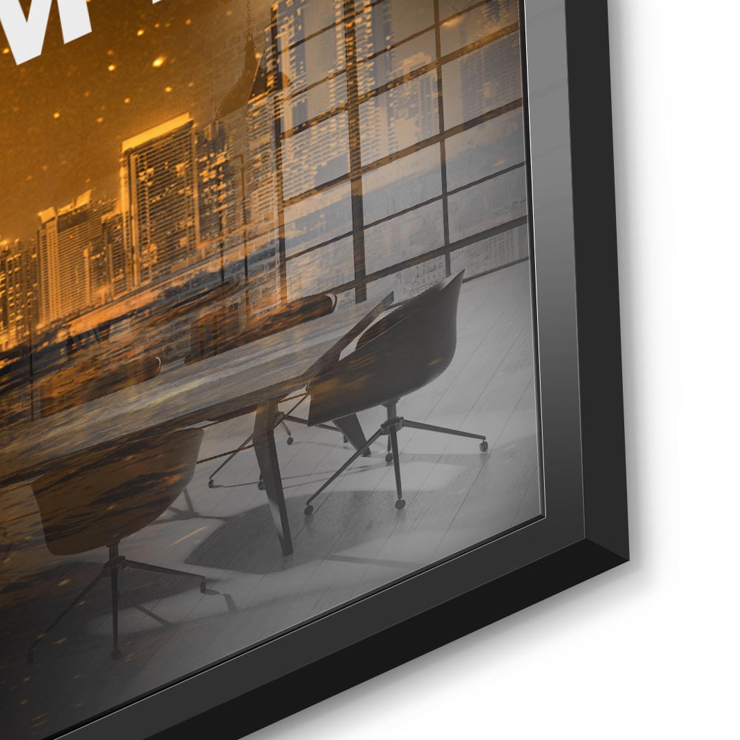 Life is like a game - acrylic glass