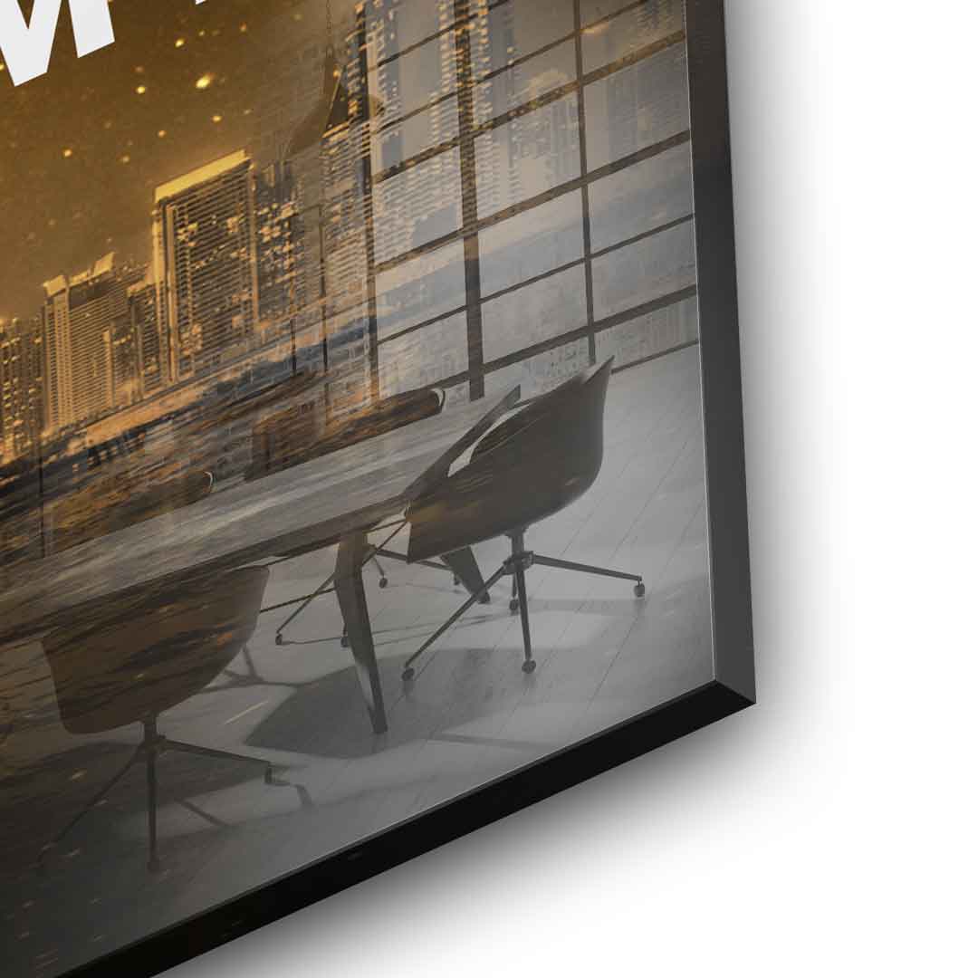 Life is like a game - acrylic glass