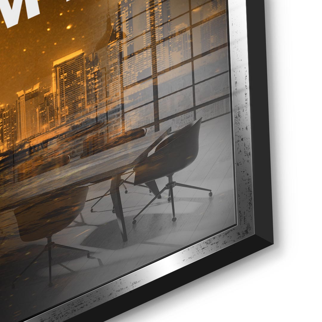 Life is like a game - acrylic glass