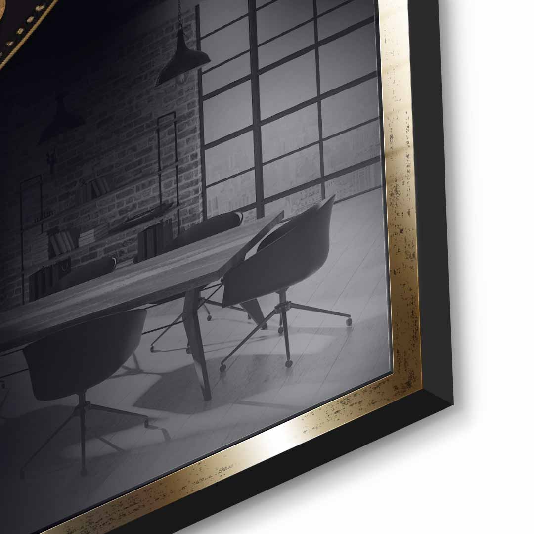 Stay focused and win - acrylic glass