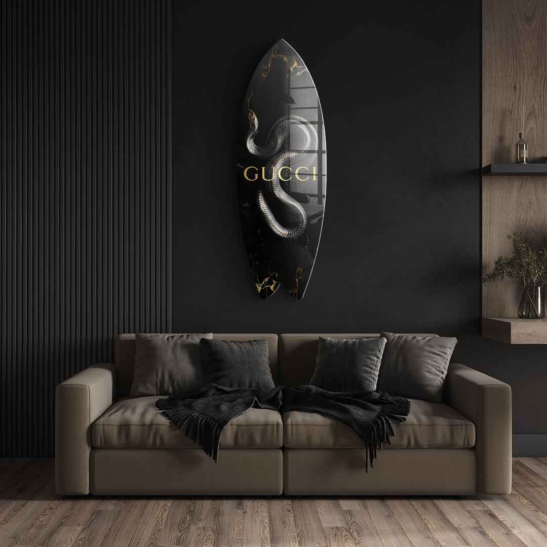 Surfboard Luxury Snake - Acrylglas