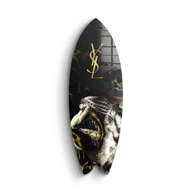 Surfboard Luxury Tiger - Acrylic glass