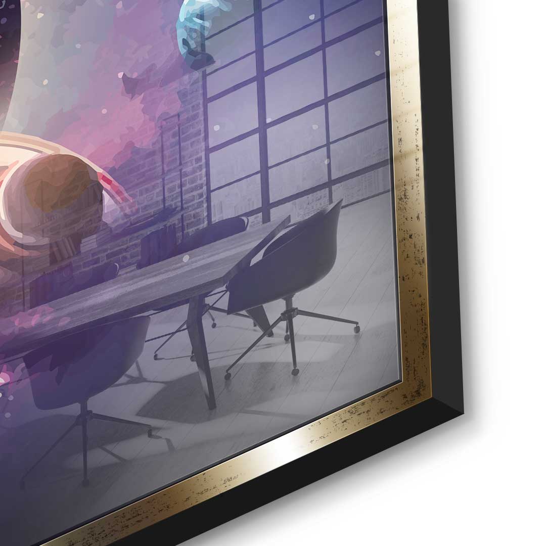 Bitcoin universe - acrylic glass