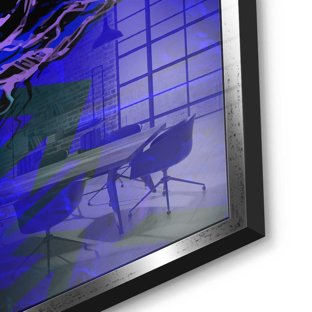 Aggressive trade - acrylic glass