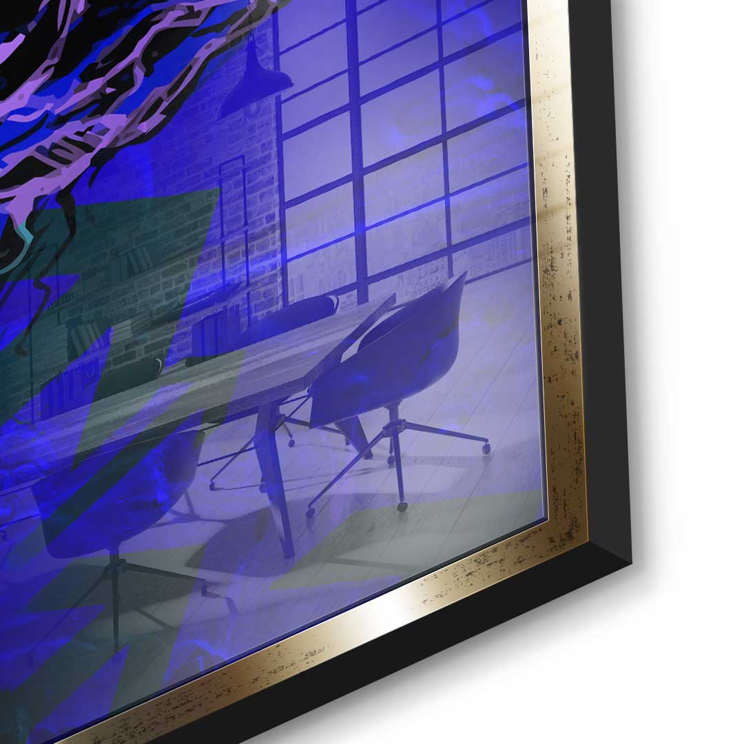 Aggressive trade - acrylic glass