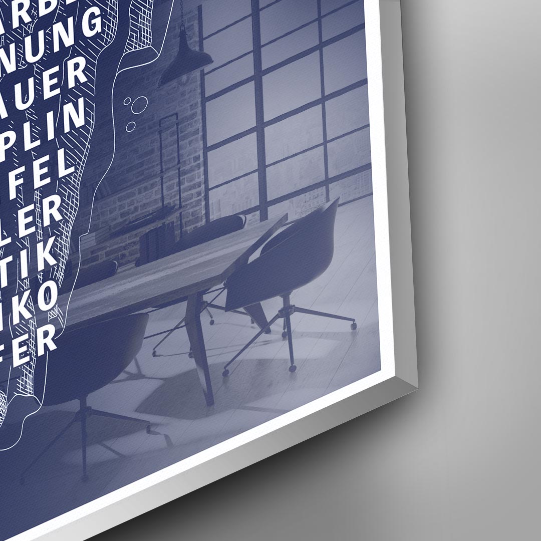 Eisberg of the success #infographik - acrylic glass