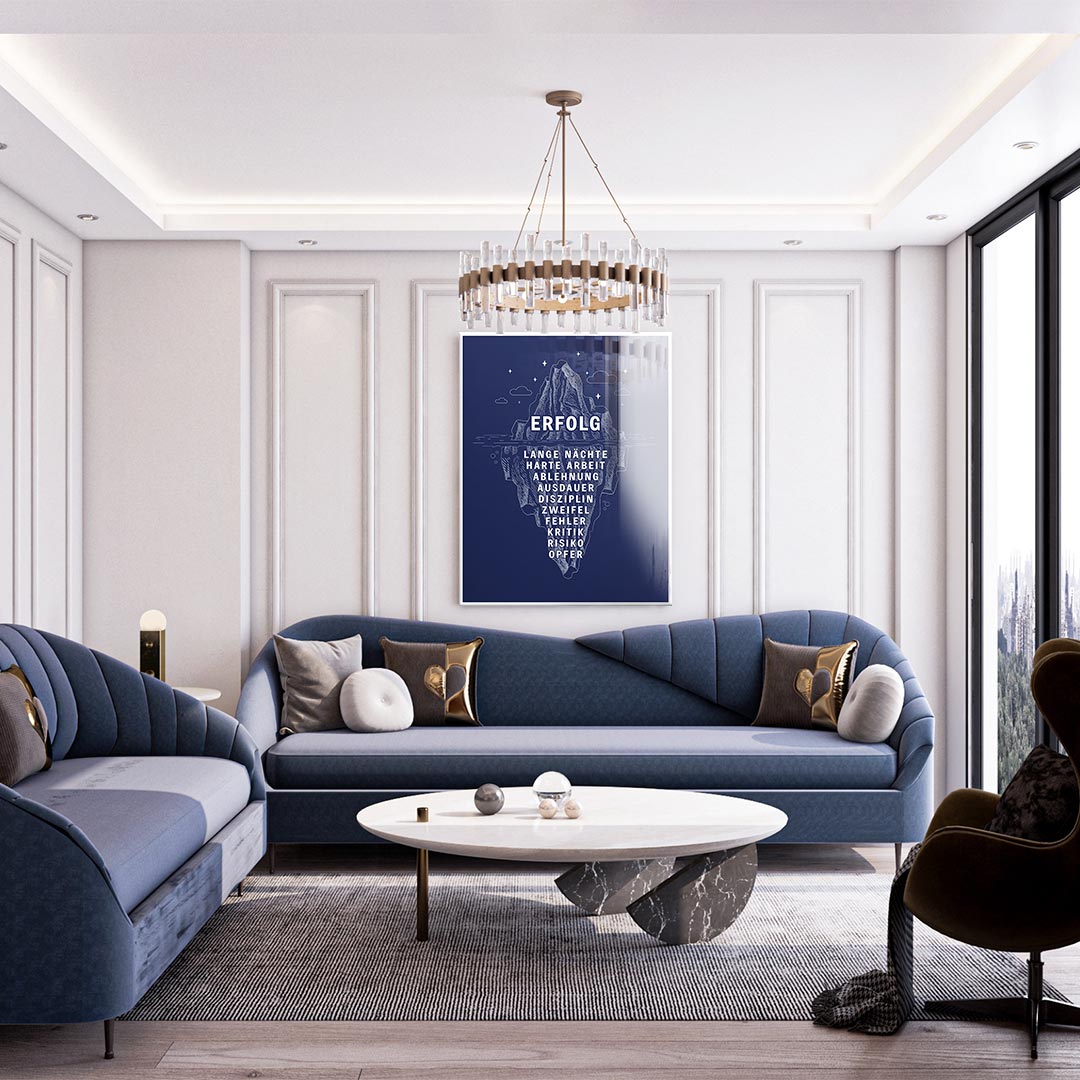 Eisberg of the success #infographik - acrylic glass