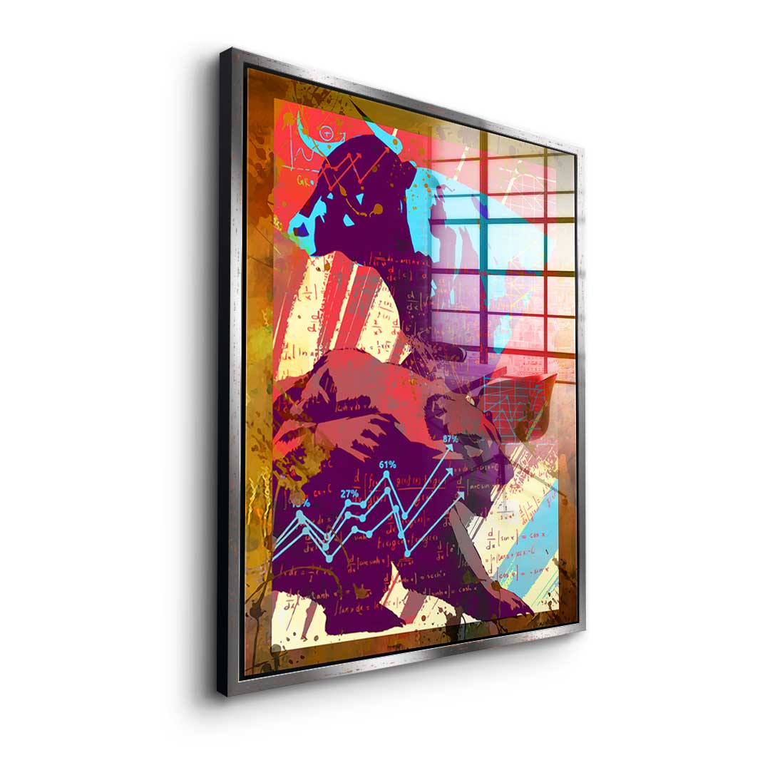 Bull & Bear - Acrylic glass