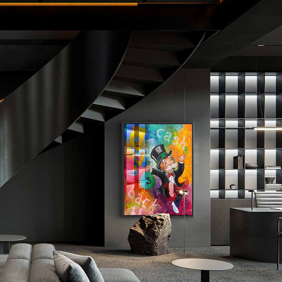 Cash back - acrylic glass