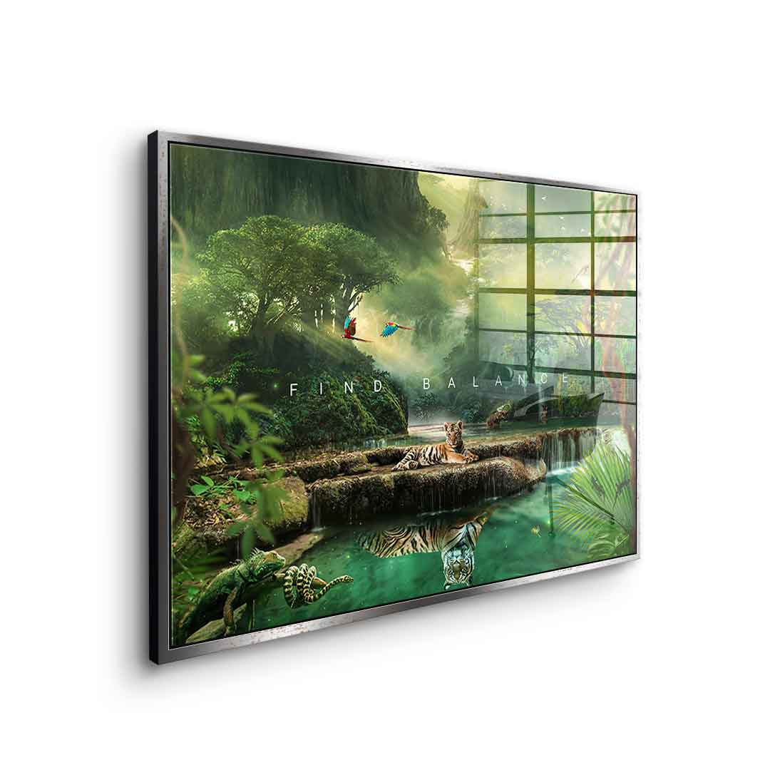 Find balance - acrylic glass