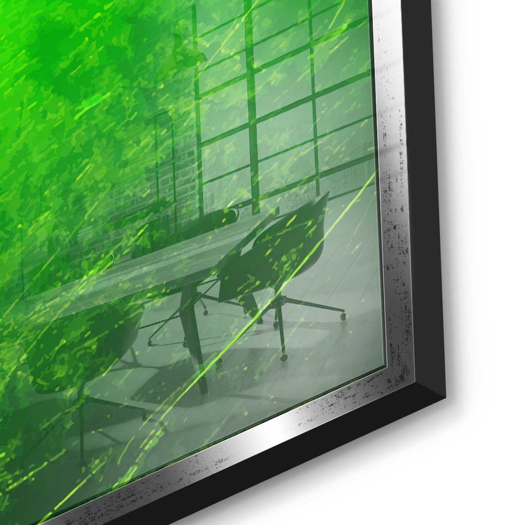 Green power - acrylic glass